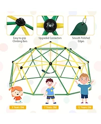Dome Climber with Swing and 800 Lbs Load Capacity