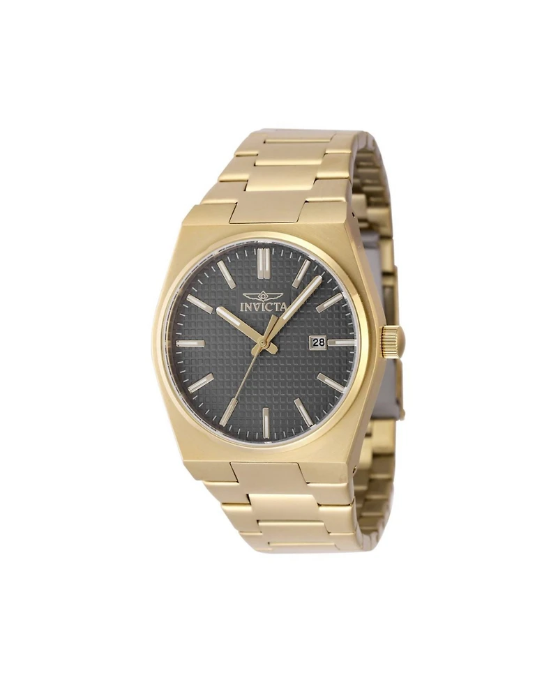 Invicta Men's 48397 Speedway Quartz 3 Hand Charcoal Dial Watch