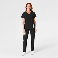 Wink Petite W123 Flat Front Cargo Scrub Pant