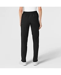 Wink Petite W123 Flat Front Cargo Scrub Pant