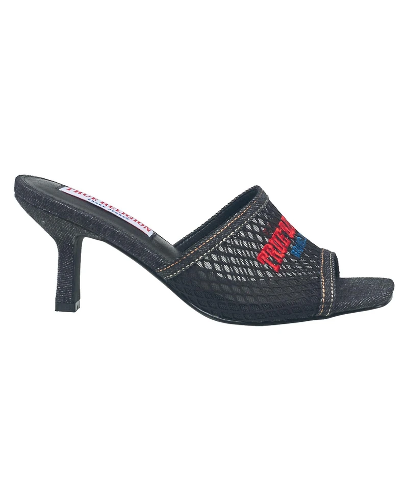 True Religion Coi Mesh Slip on Heel