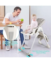 Baby Convertible High Chair with Wheels