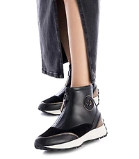 Carmela Leather Collection Women's Sneaker Booties By Xti