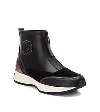 Carmela Leather Collection Women's Sneaker Booties By Xti