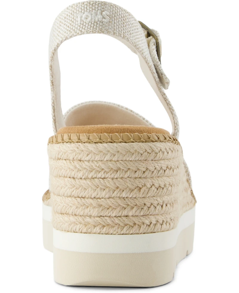 Toms Women's Darya Open Toe Wedge Sandals