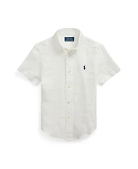 Polo Ralph Lauren Toddler and Little Boys Linen Short-Sleeve Shirt