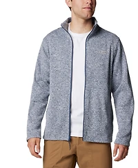 Columbia Men's Alto Pass Textured Knit Sweater Fleece Zip-Front Jacket