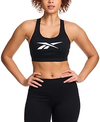 Reebok Women's Lux Vector Racer-Back Sport Bra