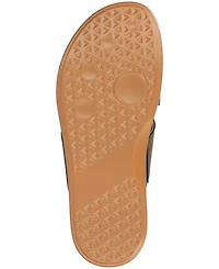 Journee Collection Women's Misey Footbed Slide Flat Sandals
