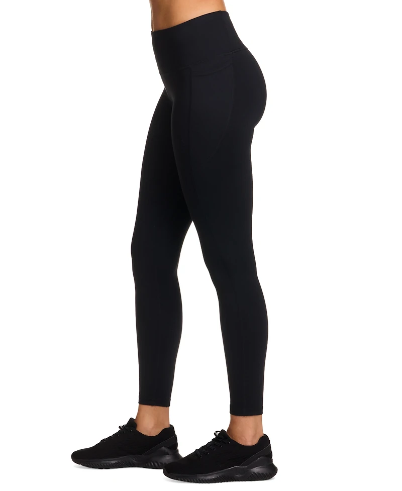 Reebok Women's Lux Pocket High-Rise Ankle Leggings