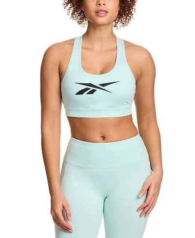 Reebok Women's Lux Vector Racer-Back Sport Bra