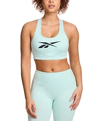 Reebok Women's Lux Vector Racer-Back Sport Bra