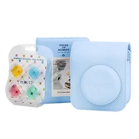 Fujifilm Fujifilm Instax Mini 12 Instant Film Camera, Pastel Blue Bundle with Instax Mini Custom Case, Accessory Kit and Daylight Film, 2x Twin Pack (