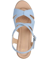Journee Collection Women's Kedzie2 Strappy Wedge Sandals
