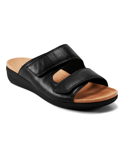 Easy Spirit Women's Bowen Double Band Low Wedge Sandals