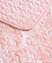 Closeout! Tommy Bahama Home Distressed Water Leaves 3-Pc. Quilt Set