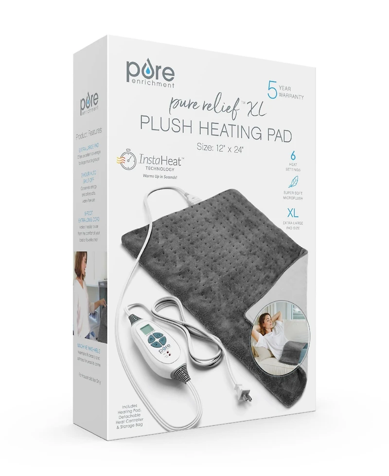 Pure Enrichment PureRelief Xl Plush Heating Pad