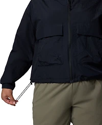 Columbia Plus Paracutie Cropped Cargo Windbreaker Jacket