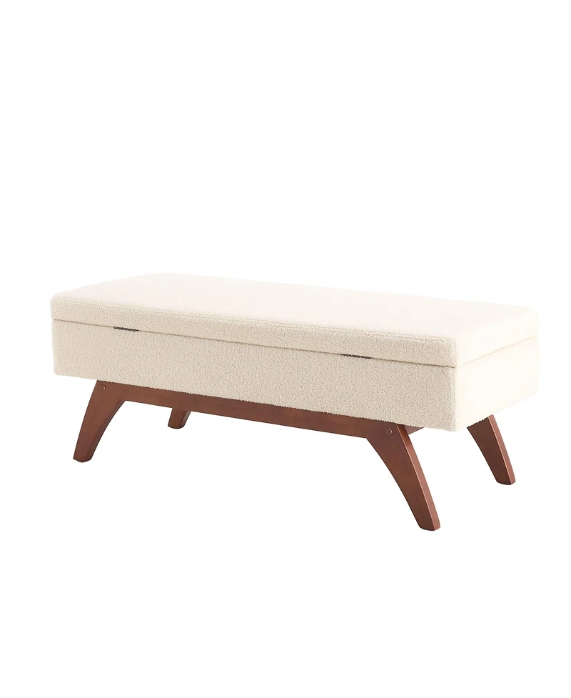 Streamdale Teddy wool fabric, solid wood feet for solid weighing