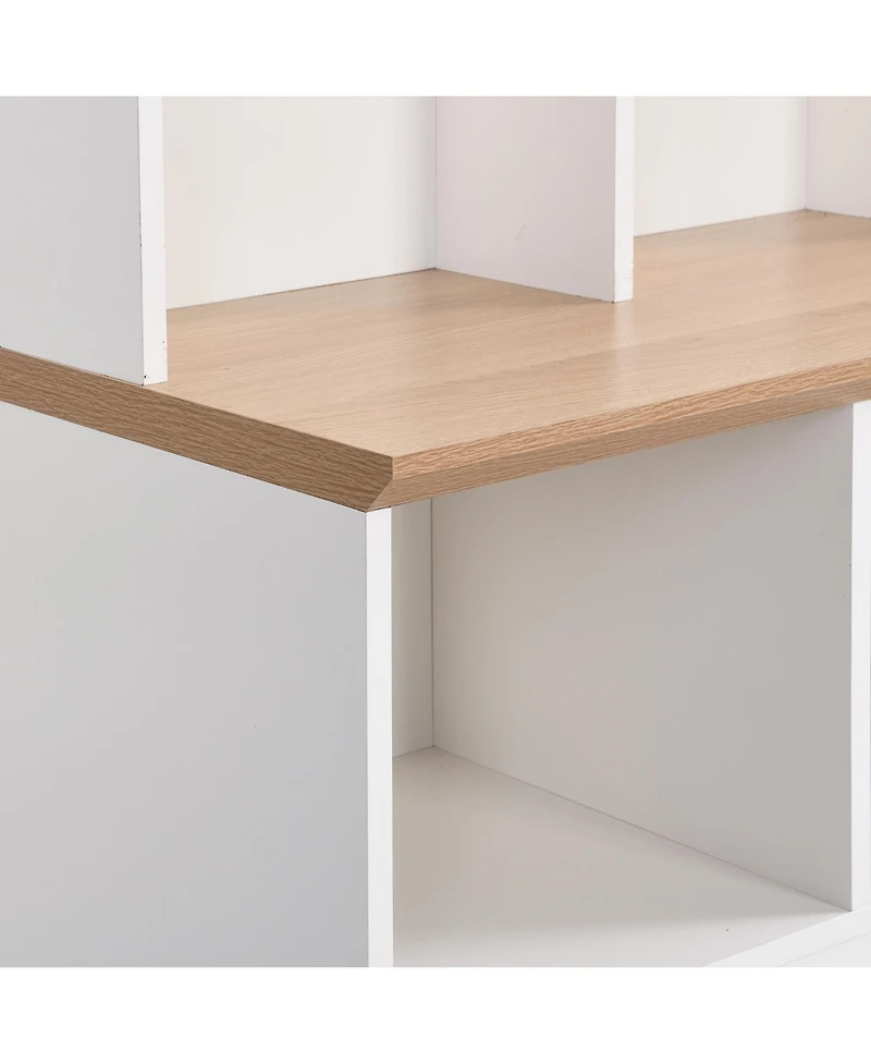 Streamdale Hall Tree with Bench and Cube Storage (8 Hooks, White)