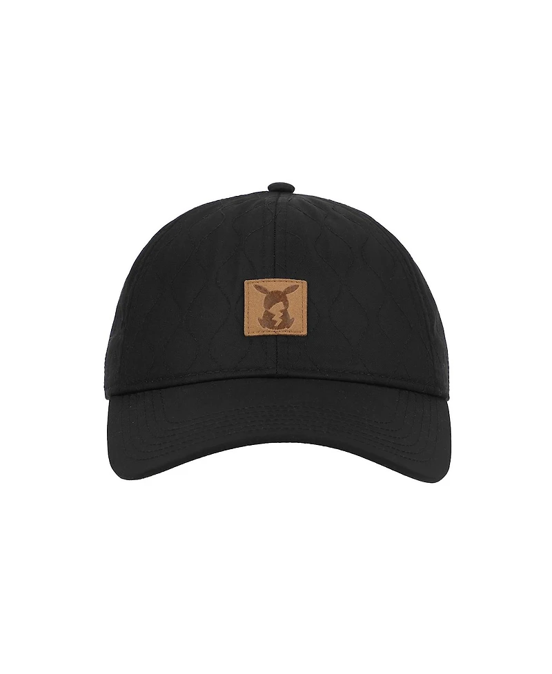 Pokemon Men's Pikachu Debossed Leather Patch Hat (56cm)
