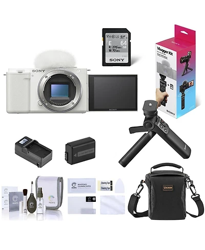 Sony Sony Zv-E10 Mirrorless Interchangeable Lens Vlog Camera, White