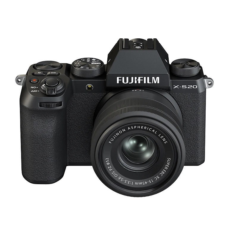 Fujifilm X-S20 Mirrorless Camera with Xc 15-45mm f/3.5-5.6 Ois Pz Lens, Black