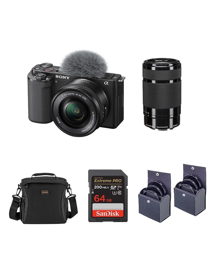 Sony Sony Zv-E10 Mirrorless Vlog Camera with 16-50mm Lens, Black