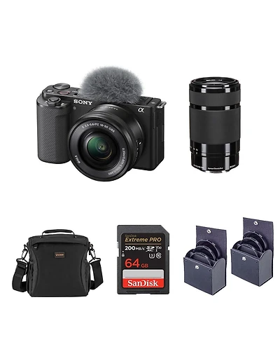 Sony Sony Zv-E10 Mirrorless Vlog Camera with 16-50mm Lens, Black