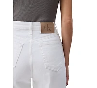 Calvin Klein Jeans Women's High-Rise Straight-Leg Stretch Denim