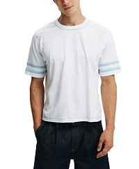 Cotton On Men's Cropped Fit Panel T-Shirt