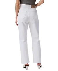 Calvin Klein Jeans Women's High-Rise Straight-Leg Stretch Denim