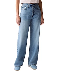 Calvin Klein Jeans Women's High-Rise Wide-Leg Denim