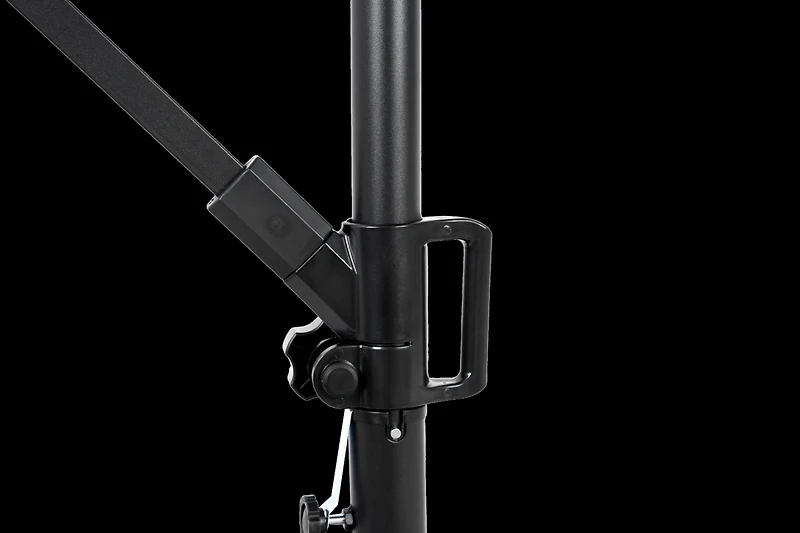 Streamdale Best Choice Products 10ft Offset Hanging Patio Umbrella w/Easy Tilt, Polyester Shade, 8 Ribs for Backyard