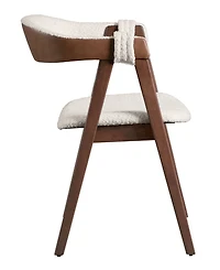Furniture of America 2-Pc. Pearlcrest Boucle Fabric Dining Chair Set
