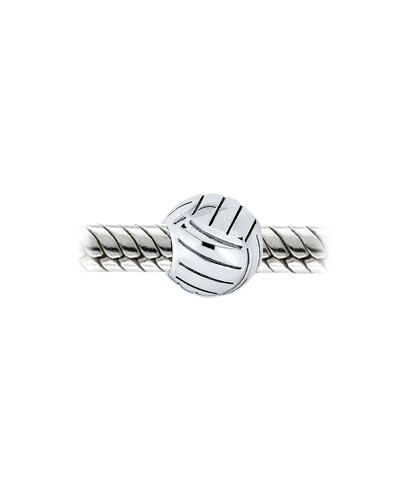 Bling Jewelry Volleyball Charm Bead Sterling Silver European Bracelets