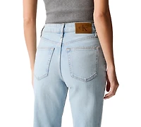 Calvin Klein Jeans Women's High-Rise Straight-Leg Stretch Denim Jeans