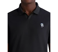 Karl Lagerfeld Paris Men's Regular-Fit Head Pique Polo Shirt