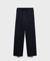 Mango Women's Wide Leg Jogger Pants