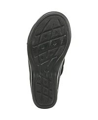 LifeStride Women's Serenade Washable Slide Wedge Sandals