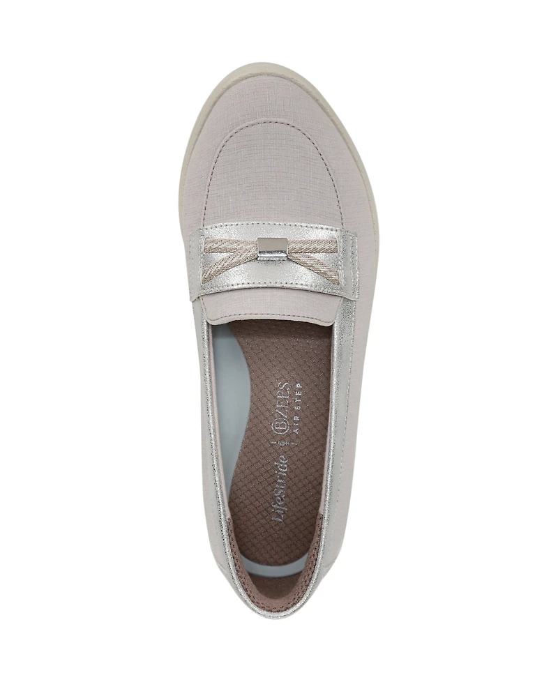 LifeStride Women's All Aboard Washable Round Toe Boat Shoes