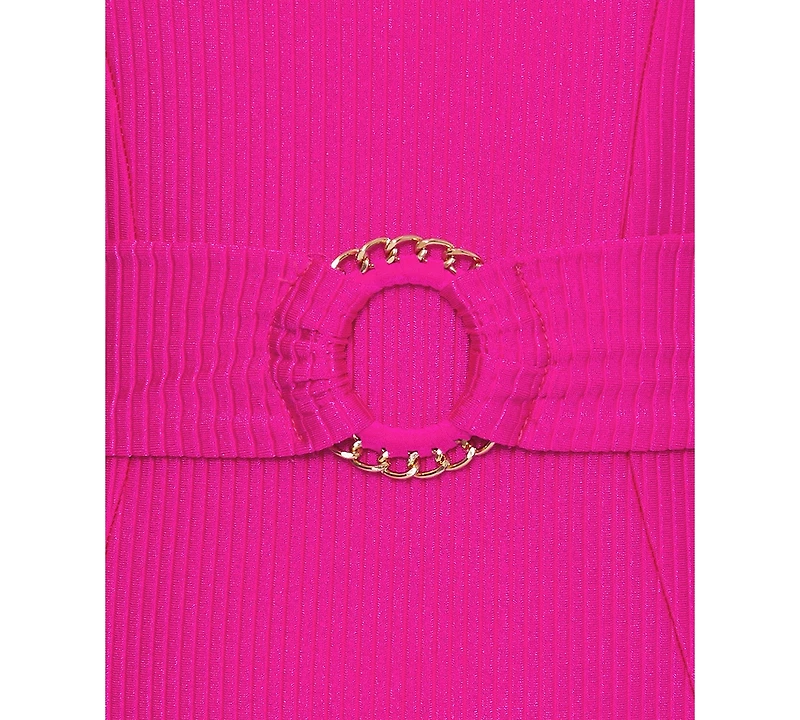 Becca Women's Monte Carlo Shiny Rib-Knit One Piece Swimsuit