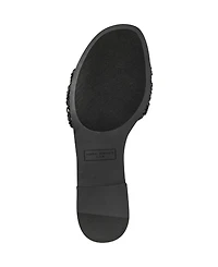 Marc Fisher Ltd Women's Vickee Woven Flat Slide Sandals