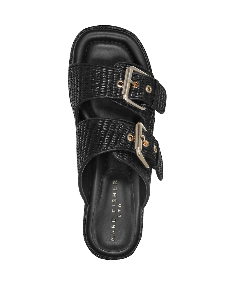 Marc Fisher Ltd Women's Poppy High Platform Wedge Sandals