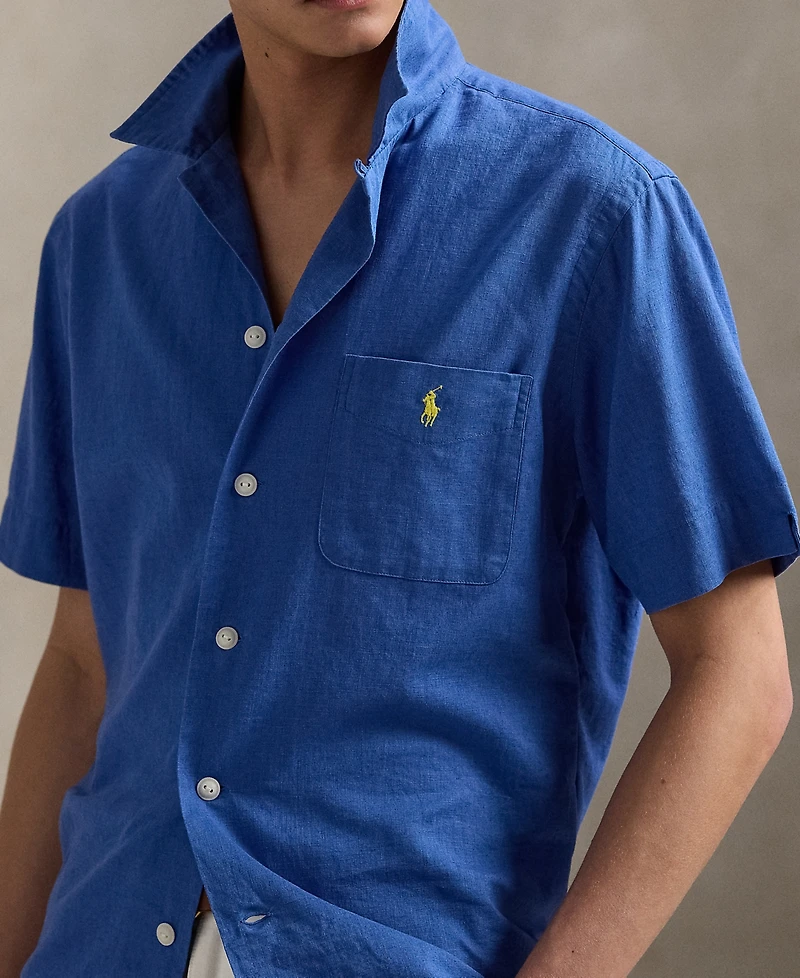 Polo Ralph Lauren Men's Classic-Fit Linen-Cotton Camp Shirt