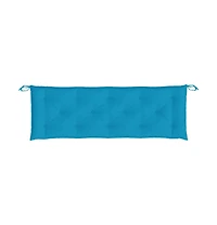 Garden Bench Cushion Light Blue 59.1"x19.7"x2.8" Oxford Fabric