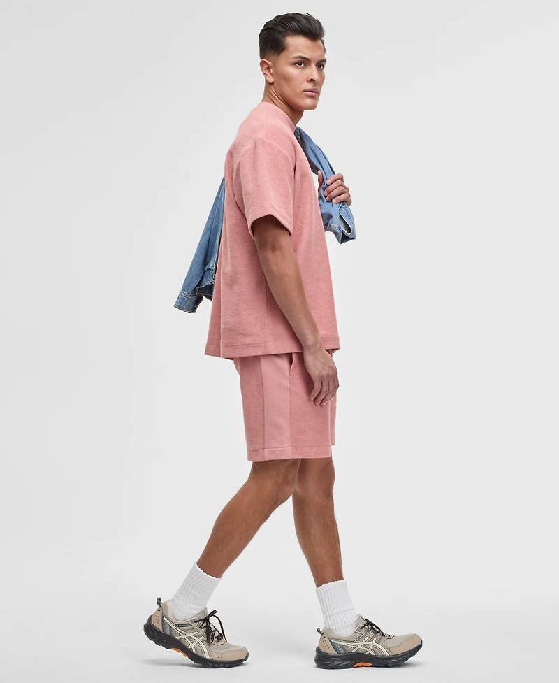 Mode of One Men's Regular-Fit 7" Reverse French Terry Shorts