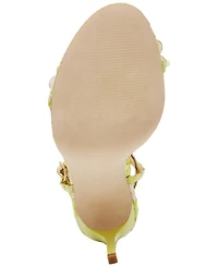 Steve Madden Women's Sheila Floral Embellished Stiletto Sandals