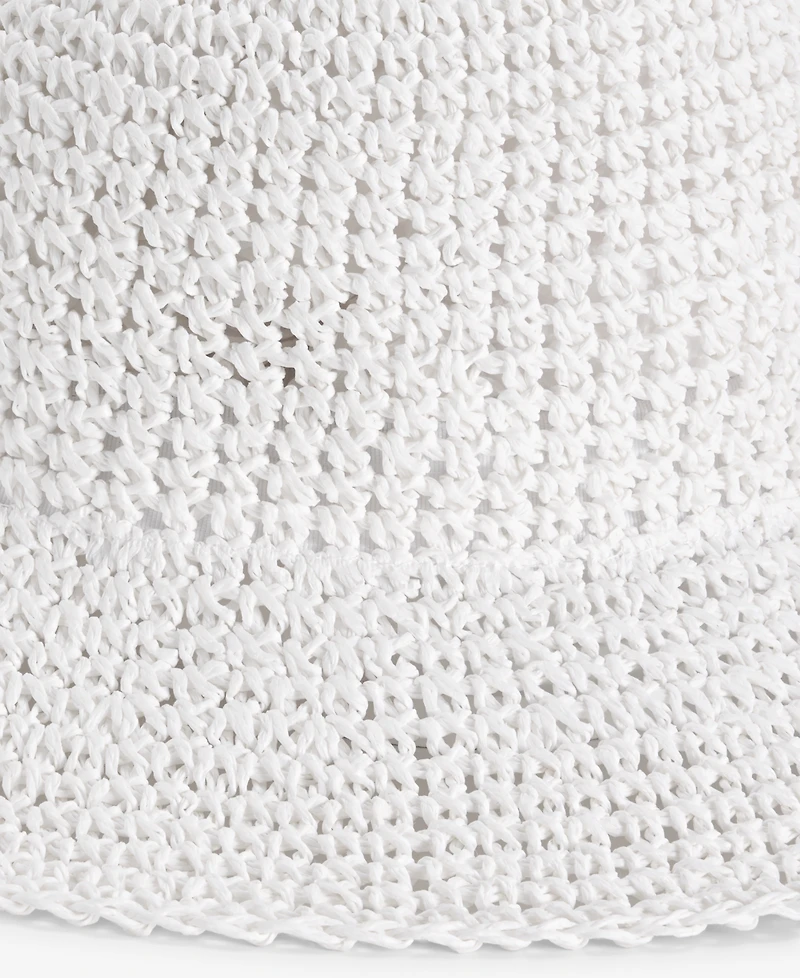 On 34th Solid Crochet Bucket Hat, Exclusively at Macy's
