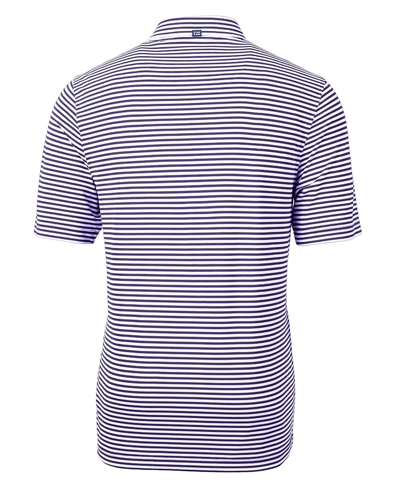 Cutter & Buck Big Tall Virtue Eco Pique Stripe Recycled Polo Shirt